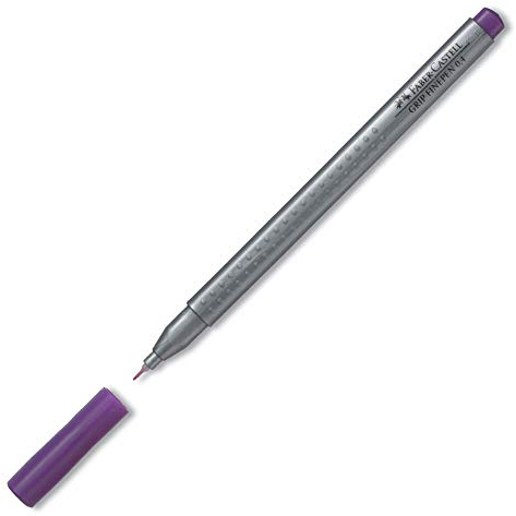 Faber-Castell Grip Finepen 0.4mm - Lila