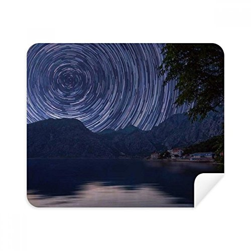 Lichtjahr Stars Dark Night Sky Handy Screen Cleaner Brillenputztuch 2 Wildleder Stoff