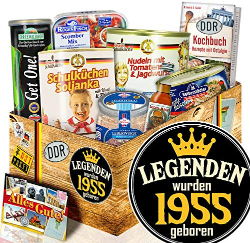 Legenden 1955 - Ostprodukte Geschenkbox - Geburtstag Geschenkidee Eltern