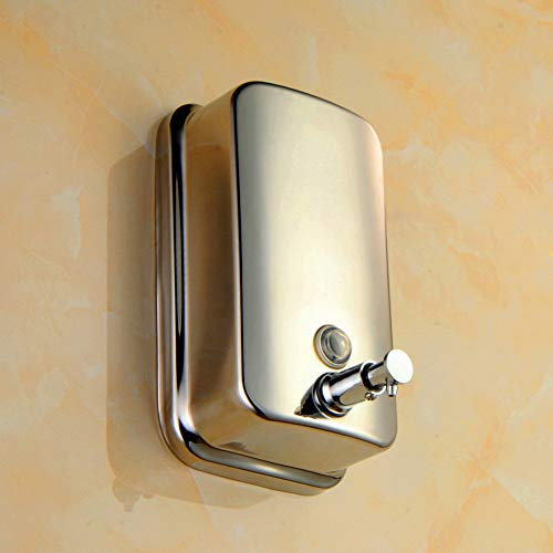 YHSGY Seifenspender Aus Edelstahl 304 Zur Wandmontage 1000Ml Seifenspender Manuelle Handseifenflasche