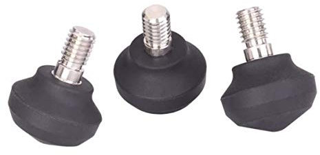Leofoto LF-19 - Juego de 3 patas de trípode de goma de 34 mm