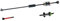 Eva Shop® Premium zerlegbares Präzisions Sport Blasrohr Blowgun Nadelpfeile Stahl Pfeile Darts Ersatzpfeile Blasrohrpfeile (Blasrohr 105cm)