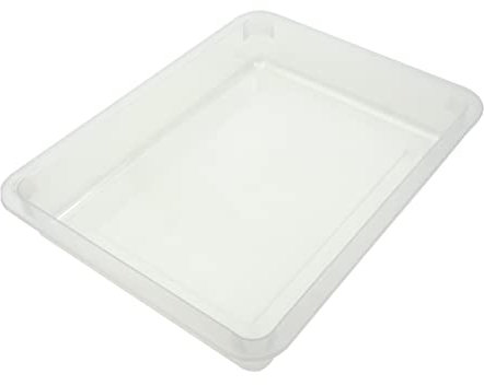 proventa® Frischhalteschale Made in Germany, BPA-frei und lebensmittelecht, 3 Liter, transparent, mit transparentem Deckel, stapelbar, für Gewerbe und Privat
