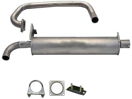 Ferroz Export Ersatz für Komplette Auspuffanlage für VW T3 1.6 TD, BJ. 1984-1990 70PS MOTOR JX Auspuff