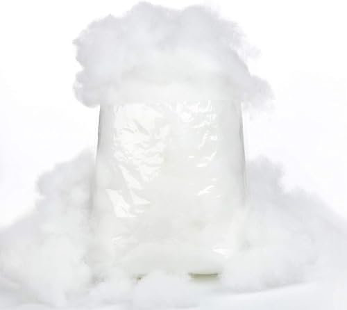 The Fabric Guys 1 kg Hohlfaser, weiches Füllspielzeug, Füllung, Polyester-Material für Kissen, Teddybär, hochwertig, antiallergisch, Weiß