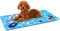 himaly Cooling Mat for Dogs Cats, Foldable Soft Self Gel Cool Pillow Pad, Non-slip Summer Pet Beds Sleeping Mattress, Large 20 * 36 inch/ 50 * 90cm