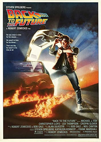 OMG Printing 80's Back To The Future Mcfly Michael J Fox Poster/Print/Picture Satin Photo Paper - A0-841mm x 1189mm