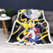 HNSRYLQX Sailor Moon Kuscheldecke 150x200 Anime Cute Moon Decke Kinder Sanft Flanelldecke Weich Fleecedecke Sofadecken Mikrofaser Tagesdecke (7,100 x 140 cm)