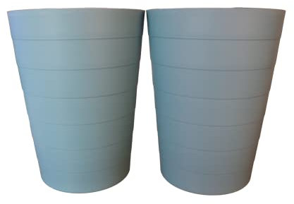 Mypicompany. Maceteros Decorativos Interior. Macetas Exterior Grandes. Macetas pequeñas. Macetas Plastico de Varios Tamaños y Colores. (Azul, 27 CM High)