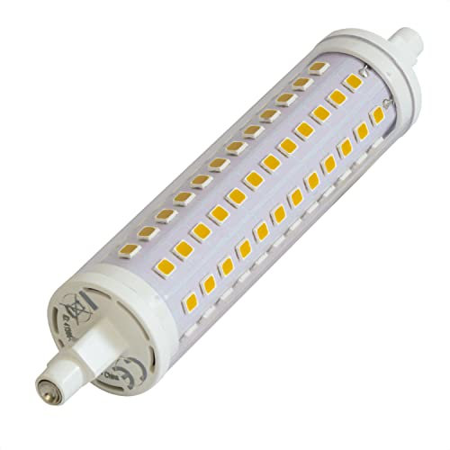INNOVATE R7S LED 118mm dimmbar | 10W LED Halogen Ersatz | 230V LED Leuchtmittel R7S für Deckenfluter | LED Halogen Ersatz für Stehlampe dimmbar | SMD LED Halogenstab CRI80 4000K Neutralweiß 118mm