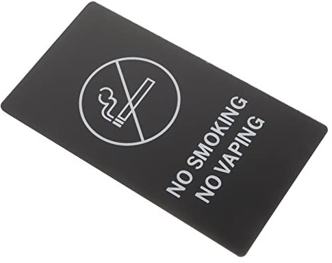 Cabilock Rauchverbotsschild Nichtraucherzeichen Station Aufkleber Keine Wandschilder Öffentliches Nichtraucherschild Keine Zeichen Für Zuhause -warnungserinnerung Büro Metall Acryl