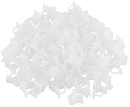 QANYEGN Veredelungsklammer, 100 Stück Gemüse-Obstbaum-Setzling, Kunststoffpflanzen, Veredelungsklammern, Für Rebgemüsepflanzen