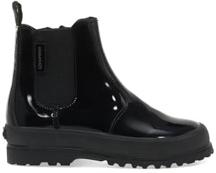 2666 KIDS ALPINA FAUX SHINY LEATHERTOTAL BLACK