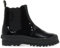 2666 KIDS ALPINA FAUX SHINY LEATHERTOTAL BLACK