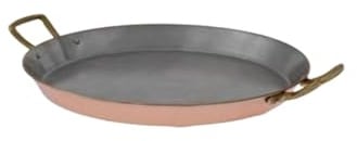 ich-zapfe.de Paellapfanne, Kupferpfanne für Paella - aus Kupfer, 30cm