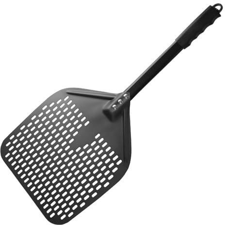 Pala para pizza de 30 x 39 x 70,4 cm, fácil deslizante, pala de pizza de aluminio profesional con mango cómodo