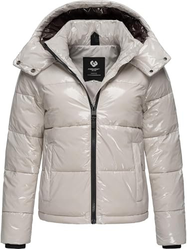 Ragwear Damen Winterjacke Roobie YOUMODO, glänzende Steppjacke
