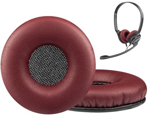 SOULWIT Almohadillas de 50mm de Repuesto para Sennheiser PX80/PX100/PX100II/PX200, PC30/PC36/PC130/PC131/PC140/PC145, PMX100/PMX200, PXC150/PXC250/PXC300, SC30/SC60/SC75/SC230/SC260/SC630/SC660