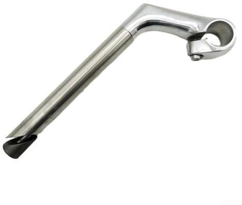Old School Fahrrad-Vorbau, 22 x 2 mm Durchmesser, hochglanzpolierte Aluminiumlegierung