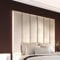 luxisleepltd Panels Tallest Plush velvet Fabric headboards Upholstered Headboard for divan bed frame sizes 3FT Single Small Double 4FT Double 4FT6 Kingsize 5FT + (Cream, 5ft kingsize-80'' Tall)