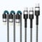 3 Pack 6.6/6.6/10FT USB C to Lightning Cable, [Apple MFi Certified] iPhone Charger Fast Charging Cord Durable Tangle-Free Phone Charger Cord for iPhone 14/13/12/11/X/8/7/Plus, iPad, AirPods