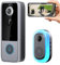 GuardianBell Pro,2025New Waterproof Smart WiFi Doorbell & Security Cam in One,Live View,AI Night Vision,Two-Way Audio,Motion Alerts,Auto Snapshots,Ocal Recordings,Video Doorbell Camera Wireless(A1)