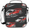 Mnsruu Red Racing Cars - Lonchera térmica para niños, con correa de hombro congelable para niños, niñas, escuela, picnic