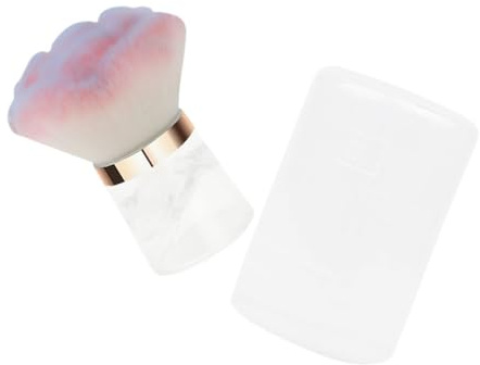 Veemoon Flower Shape Nail Dusting Brush Soft Powder Remover for Manicure and Acrylic Nails Portable Lightweight for Precise Dust Removal and Travel Use