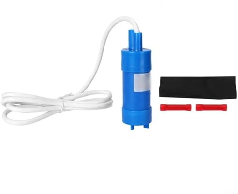 Bordfly Water for Pump for Caravan Toilets Water Pump 12 V Electric for Thetford High Flow Rate for Waste Water and Fresh Water Robust ABS (12 V)