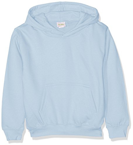 AWDis Boy's Kids Hoodie, Blue (Sky Blue), Medium