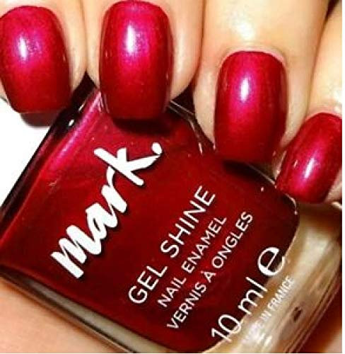 Mark Gel Shine Nail Enamel Red Velvet by Avon