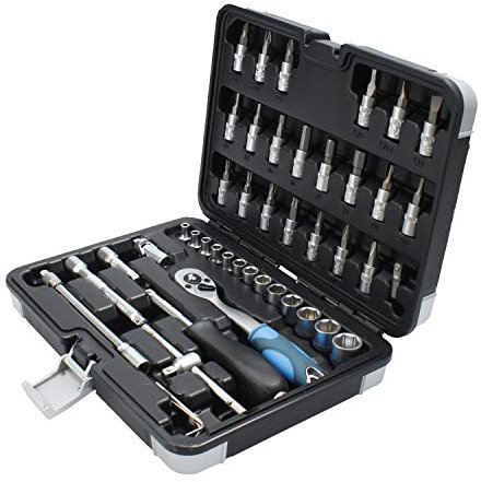 Ferrestock FSKSOC046 46 Piece Socket Set in Hard Case