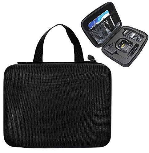 TengKo Carrying Case for Baofeng UV-82, UV-89 Series Radio, Black, Modern, Unisex, 78L, Nylon, Zipper Closure, Non-Slip Handle, Perfect Protective, All-in-One Storage, Travel & Home Storage