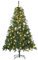 HOMCOM Weihnachtsbaum Tannenbaum mit Deko 200 LEDs 745 Spitzen Ø 112 x H180 cm