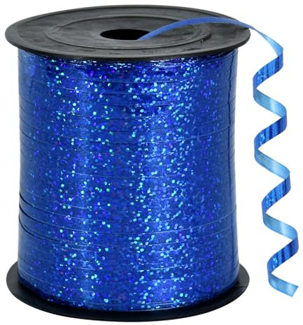 500 Meter Blau Ballonband Geschenkband Geschenkverpackung für Party Festival Art Craft Dekor Florist Blumen Dekoration