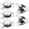 sourcing map interruptor de control de temperatura termostato 85 ° c 10a normalmente abierto 6.3mm pin 5pcs