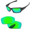 PapaViva Verres de rechange pour lunettes de soleil Oakley Fives Squared OO9238 54 mm, vert émeraude, Fives Squared