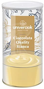 Le Calde Dolcezze | Blanca Chocolate | Weiße Trinkschokolade aus Italien |1 Kg Dose | weiße Puddingschokolade nach italienischer Art
