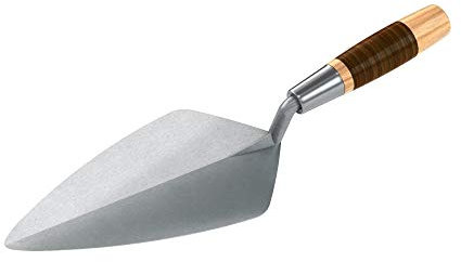 Bon Tool 72-535 Maurerkelle, geschmiedet, 25,4 cm, Nl Ledergriff