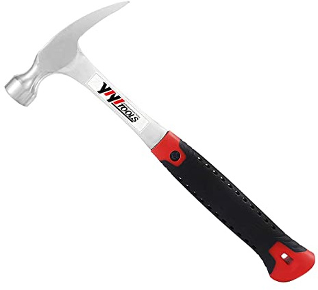 YIYITOOLS Straight Rip Claw – 16-oz. Black and Red