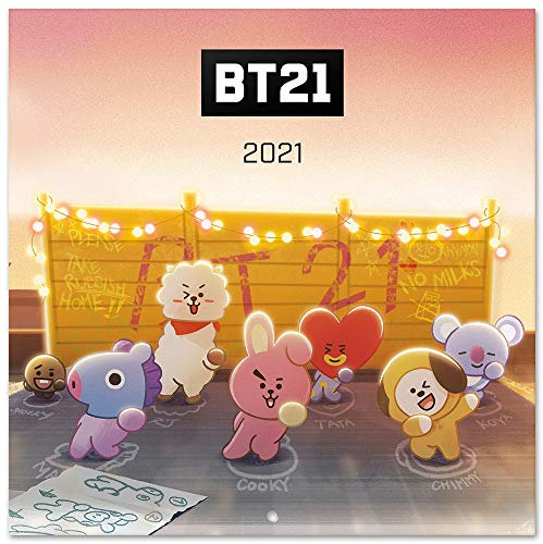 Erik Wandkalender BT21 - Kalender 2021