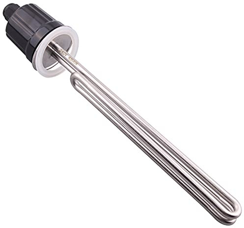 DERNORD 2 Inch (DN50) Tri-clamp Foldback Heating Element Stainless Steel Water Heater with Silicone Gasket Tri-Clover O-Ring (240V 4500W)