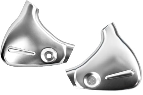 Set: Zierblech aus Aluminium, linke und rechte Seite, für Simson KR, KR50, SR1, SR2, SR2E, SR4-1