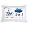 Dilamababy Kinderkissen 40x60 cm - Ergonomisches Kopfkissen Kinder mit Verstellbarer Höhe & Faserbällchen - Premium Perkal-Baumwolle 100% Öko-Tex - Hypoallergen & Anti-Milben, Waschbar