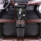 BPOOBP Auto Fußmatten Leder Bodenmatte für A3 Sportback 2013-2016 Allwetter Fussmatten Set Zubehör Fußmatte Schwarz