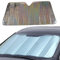 Mineatig Windschutzscheiben Sonnenschutz Innen, Auto-Sonnenschutz Für Die Frontscheibe, 5-lagige, Faltbare UV-Sonnenschutzabdeckung, Auto-Windschutzscheiben-Frontscheibe, 140x70cm