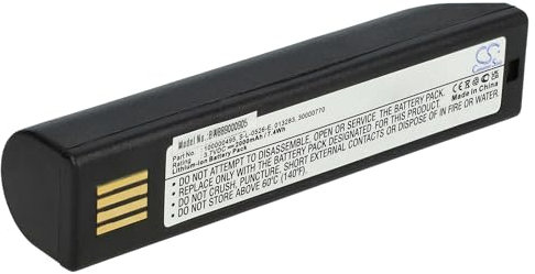 vhbw Akku kompatibel mit Honeywell Voyager 1452 Barcodescanner POS (2600 mAh, 3,7 V, Li-Ion)