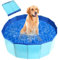 MAIROX Piscina per Cani, Piscinetta per Cani, Piscina Cani Pccoli, Piscina per Cani Taglia Grande, Piscina Pieghevole per Cani, Portatile Vasca da Bagno per Animali Domestici (60 x 20 cm)