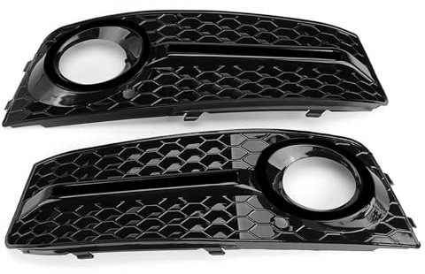 MSMDG Auto Nebelscheinwerfer Abdeckung Grill für Audi A4 B8 Standard 2009 2010 2011, Nebelscheinwerfer-Schutz Auto-Modifikations zubehör.