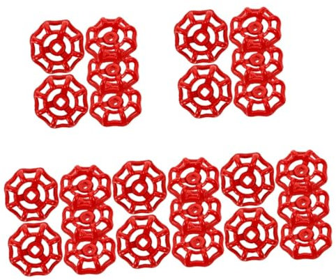 POPETPOP 25stücke Rotes Handrad Für Wasserhahnventile Robustes Metall Einfach Zu Bedienen Für Wasser Und Gartenschläuche Ersatzteile Für Ventile Und Zapfhähne